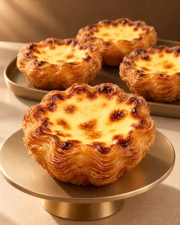 Layered egg tart — Maison Berrie