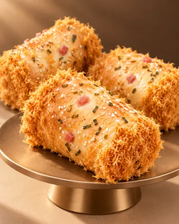 Scallion meat floss roll — Maison Berrie