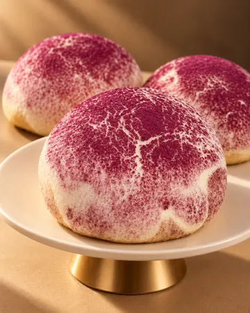 Purple sweet potato bun — Maison Berrie
